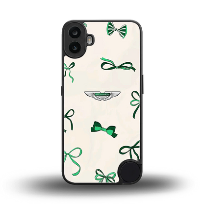 AM X Bows back phone cover | glass case for cmf nothing phone 1