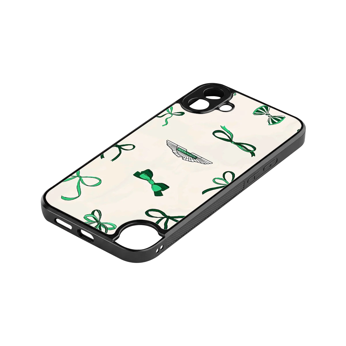 AM X Bows stylish phone case for cmf nothing phone 1 | glossy glass and slim fit