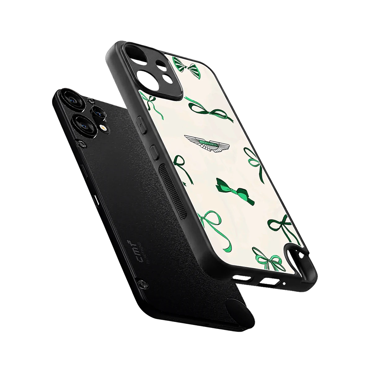 AM X Bows sleek cmf nothing phone 2 pro cover with tempered glass back and TPU edges