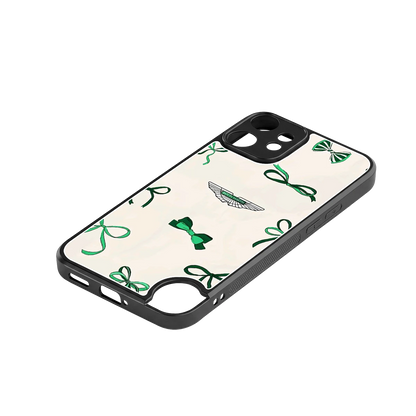 AM X Bows stylish phone case for cmf nothing phone 2 pro | glossy glass and slim fit