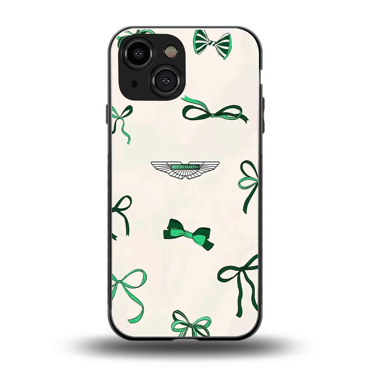 AM X Bows back phone cover | glass case for iphone 12 mini