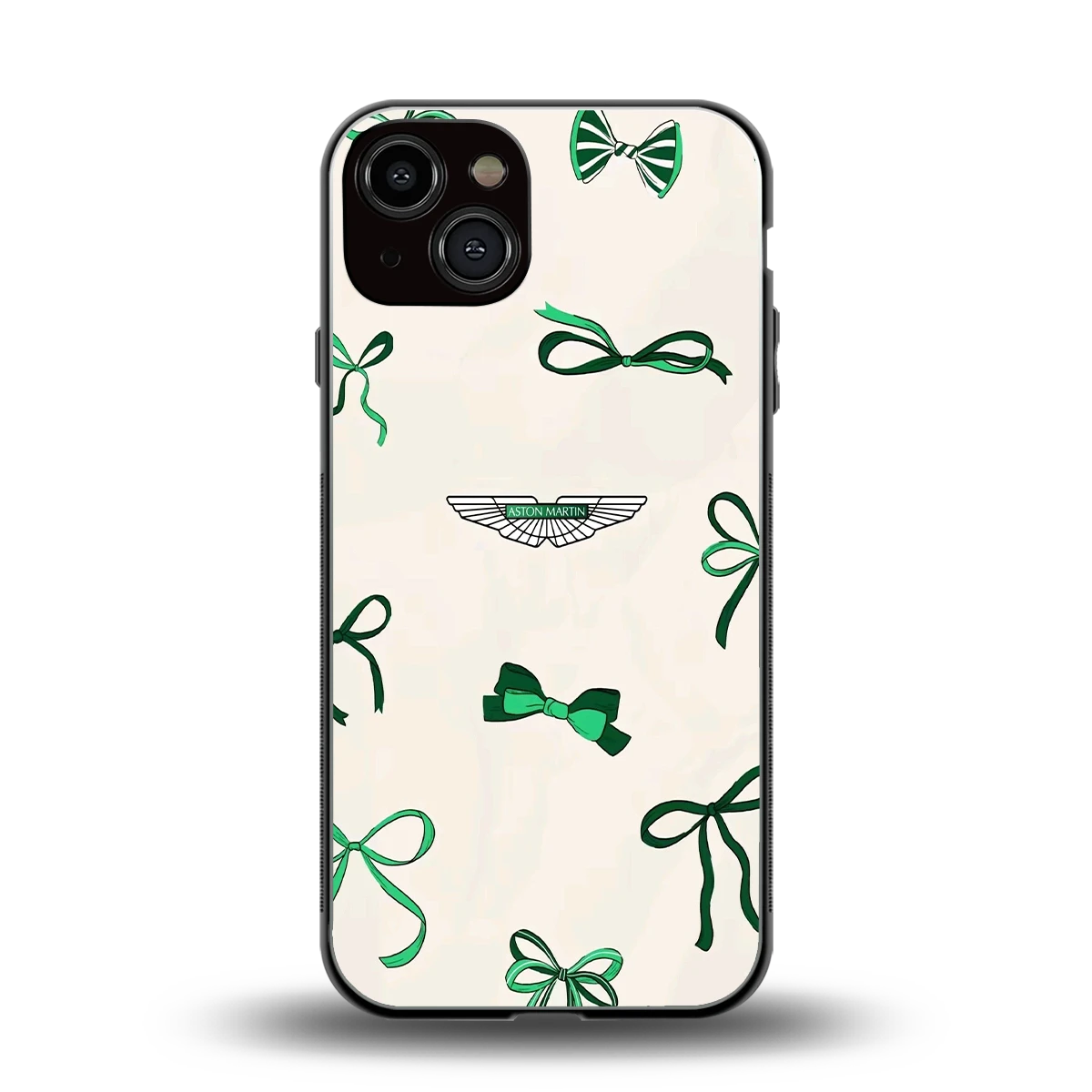 AM X Bows back phone cover | glass case for iphone 13