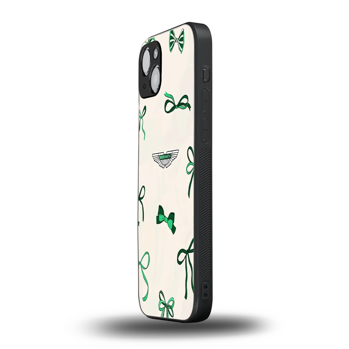 AM X Bows iphone 14 plus mobile cover | shockproof glass phone case