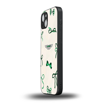 AM X Bows iphone 14 plus mobile cover | shockproof glass phone case
