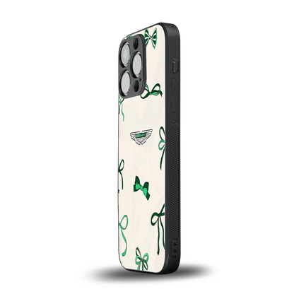 AM X Bows iphone 15 pro mobile cover | shockproof glass phone case
