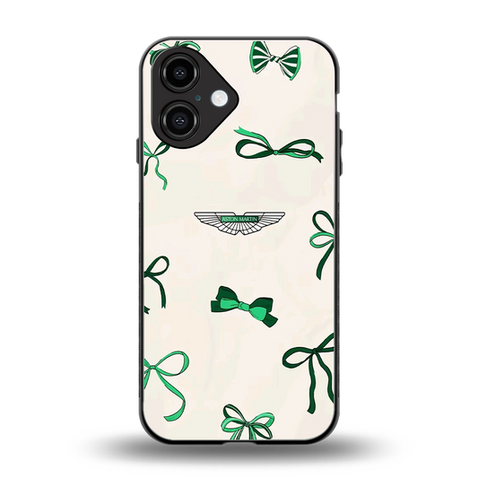 AM X Bows Phone Case for Iphone 16 | Glass Case