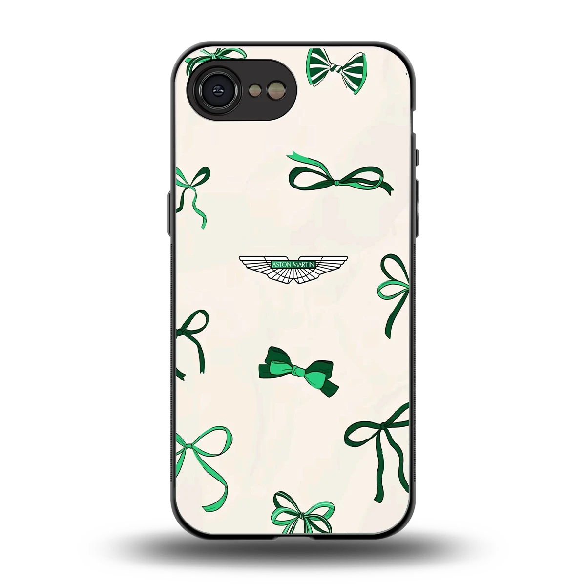 AM X Bows back phone cover | glass case for iphone 17e