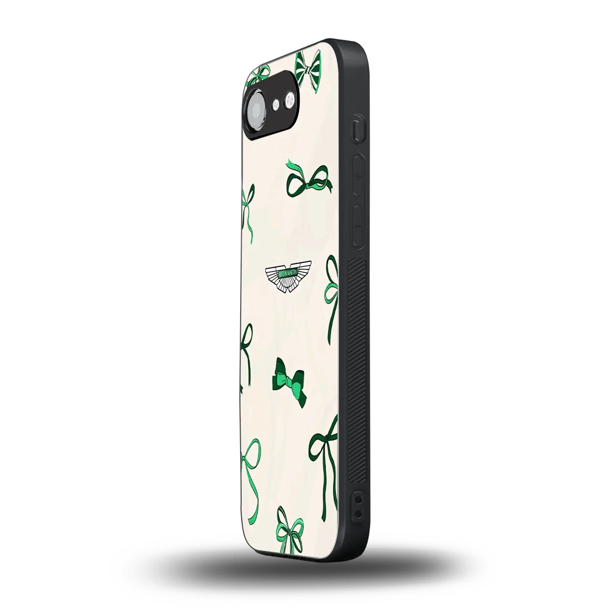 AM X Bows iphone 17e mobile cover | shockproof glass phone case