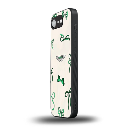 AM X Bows iphone 17e mobile cover | shockproof glass phone case