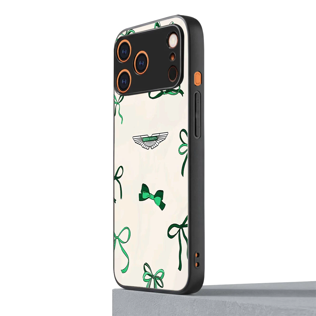 AM X Bows iphone 17 pro mobile cover | shockproof glass phone case