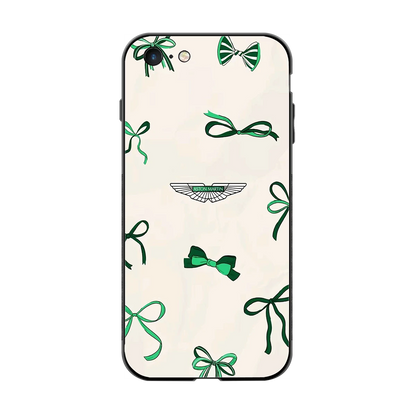 AM X Bows back phone cover | glass case for iphone 6