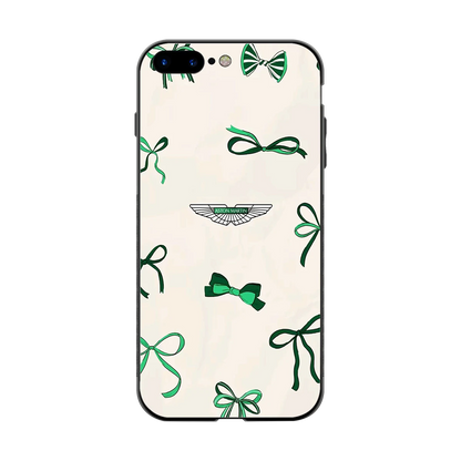 AM X Bows back phone cover | glass case for iphone 7 plus