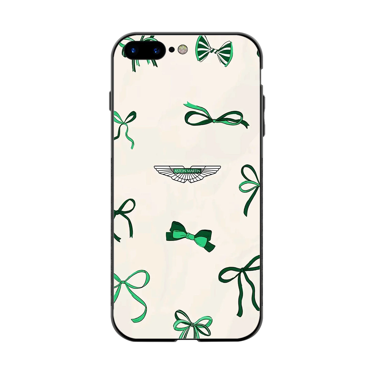 AM X Bows back phone cover | glass case for iphone 8 plus