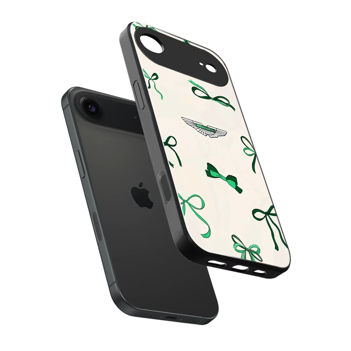 AM X Bows sleek iphone air cover with tempered glass back and TPU edges