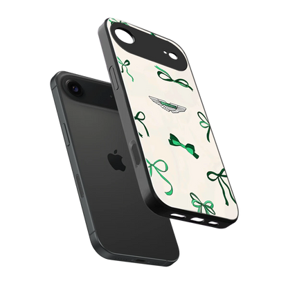 AM X Bows sleek iphone air cover with tempered glass back and TPU edges