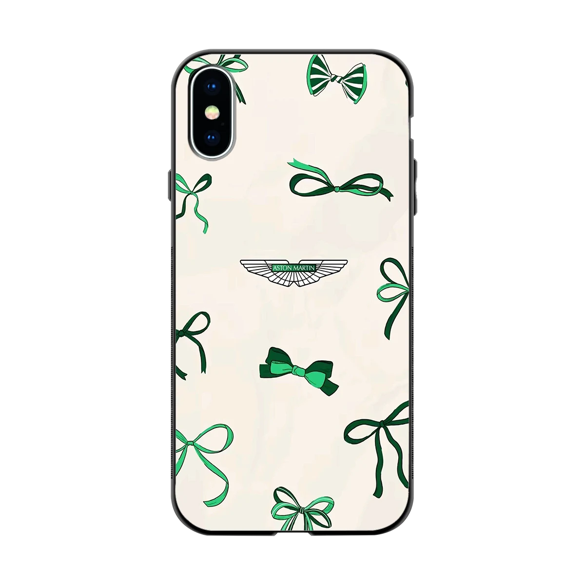 AM X Bows back phone cover | glass case for iphone x