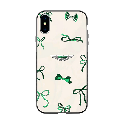 AM X Bows back phone cover | glass case for iphone x
