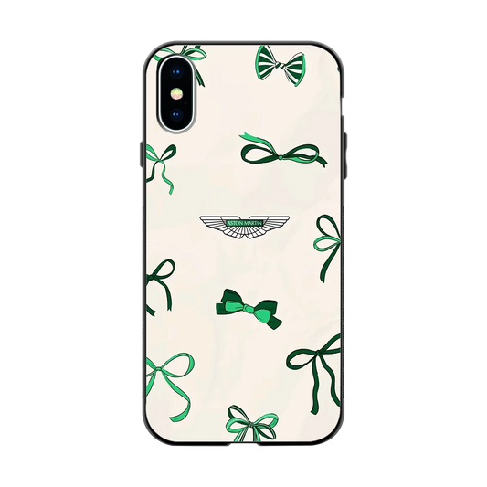 AM X Bows back phone cover | glass case for iphone x