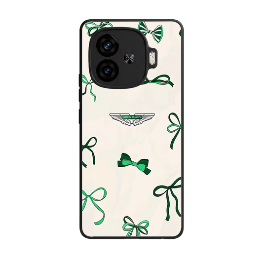 AM X Bows back phone cover | glass case for iqoo neo 10r 5g