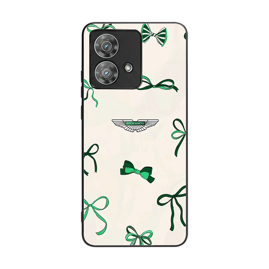 AM X Bows back phone cover | glass case for motorola edge 40 neo 5g