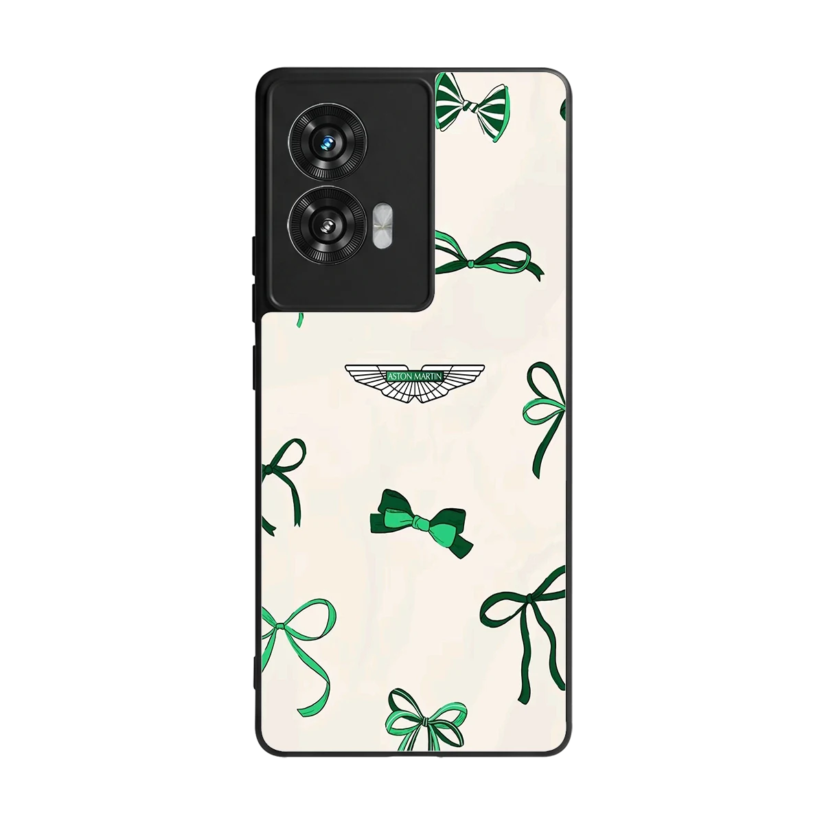AM X Bows back phone cover | glass case for motorola edge 50 fusion