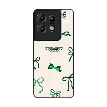 AM X Bows back phone cover | glass case for motorola edge 50 pro