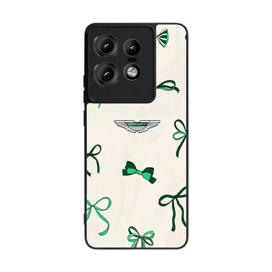 AM X Bows back phone cover | glass case for motorola edge 50 pro