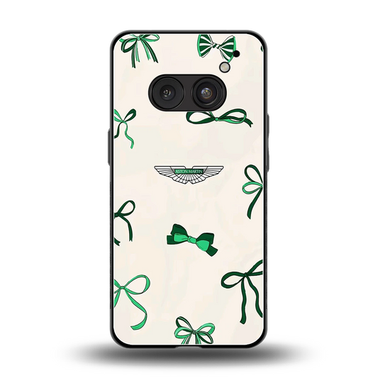 AM X Bows back phone cover | glass case for nothing phone 2a
