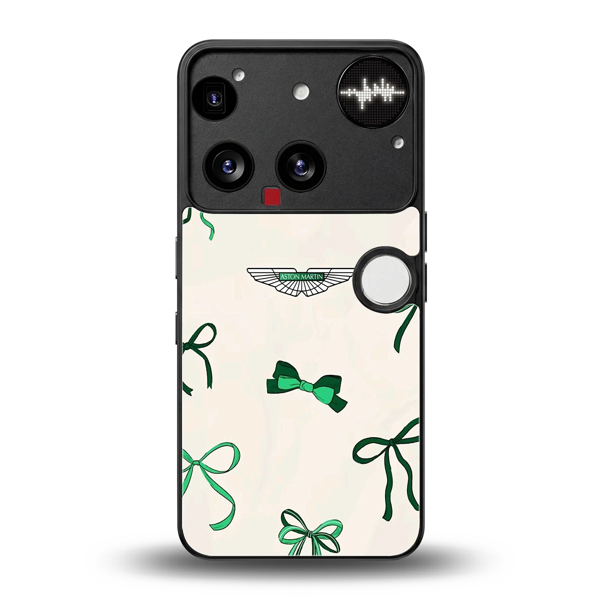 AM X Bows back phone cover | glass case for nothing phone 3