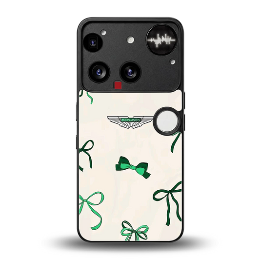 AM X Bows back phone cover | glass case for nothing phone 3