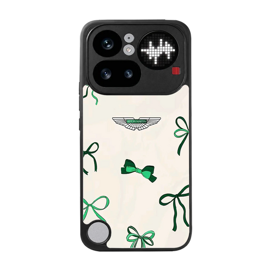 AM X Bows back phone cover | glass case for nothing phone 4a pro