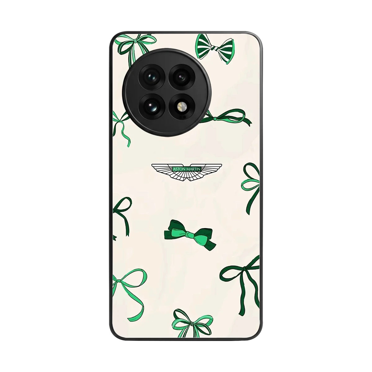 AM X Bows back phone cover | glass case for oneplus 13r