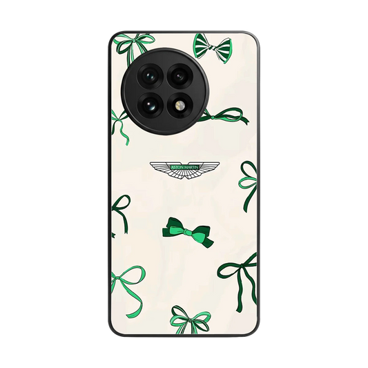 AM X Bows back phone cover | glass case for oneplus 13r