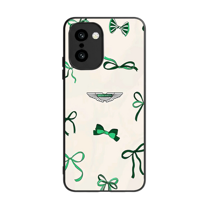 AM X Bows back phone cover | glass case for oneplus 15r