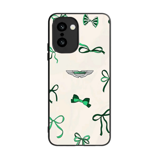 AM X Bows back phone cover | glass case for oneplus 15r