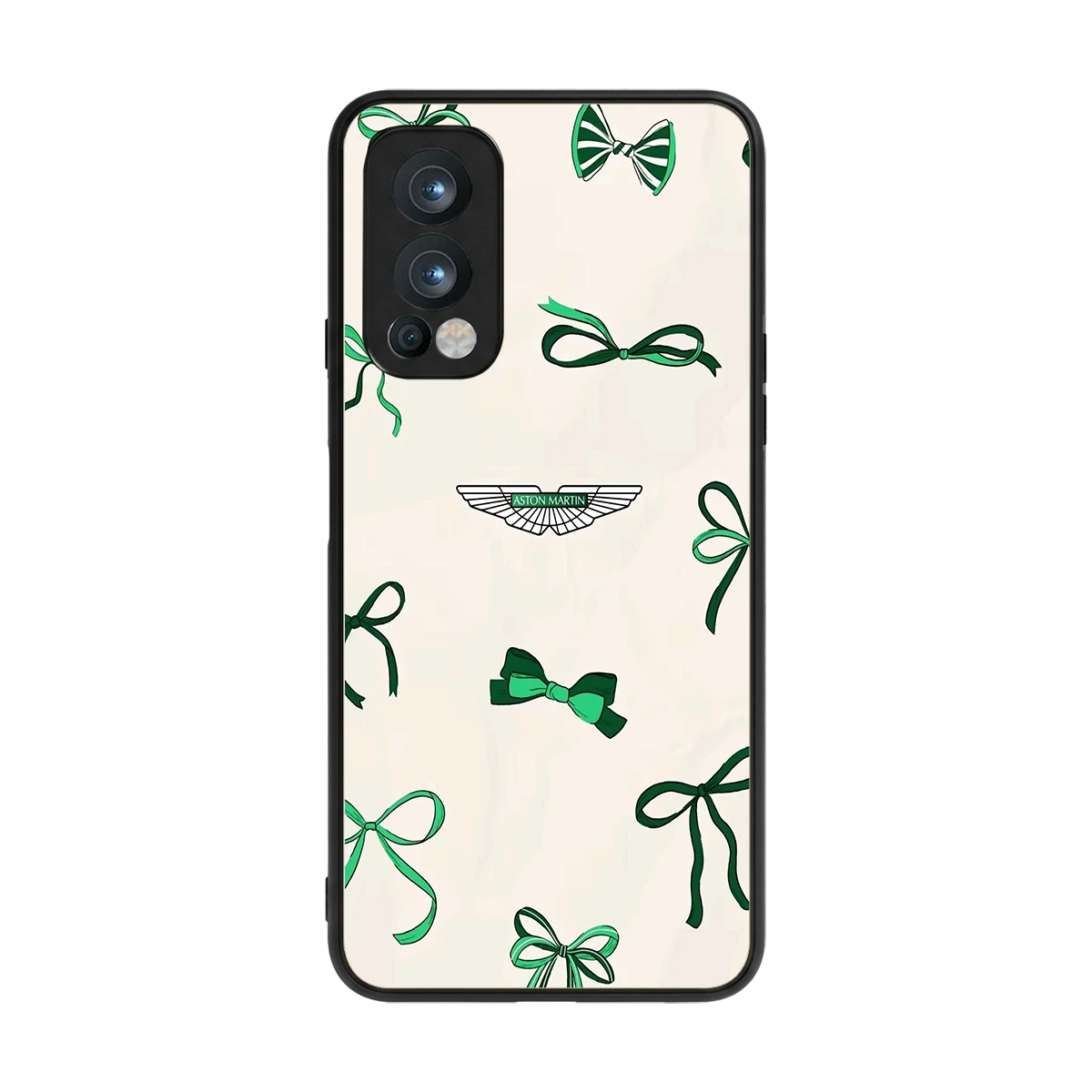 AM X Bows back phone cover | glass case for oneplus nord 2