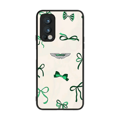 AM X Bows back phone cover | glass case for oneplus nord 2