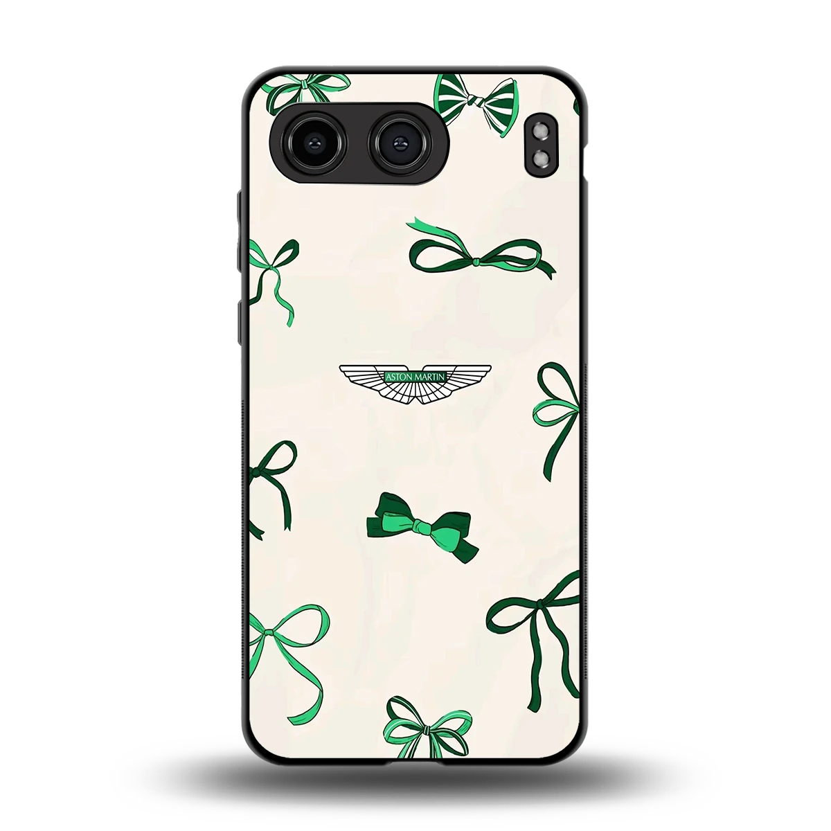 AM X Bows back phone cover | glass case for oneplus nord 4