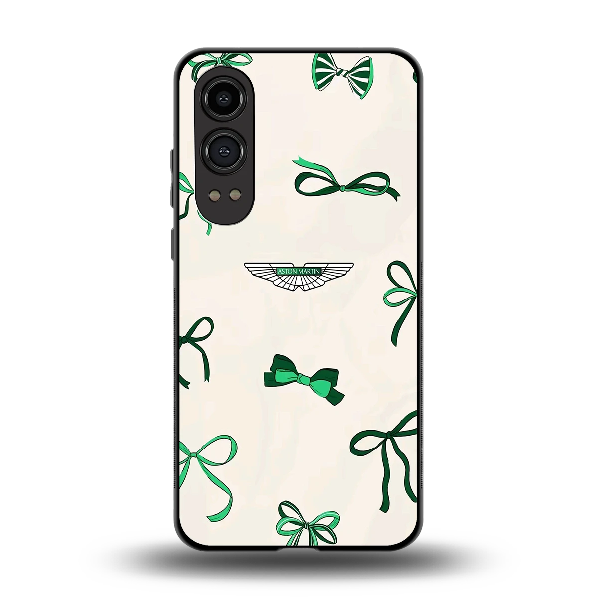 AM X Bows back phone cover | glass case for oneplus nord ce 4 lite