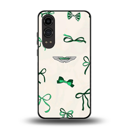 AM X Bows back phone cover | glass case for oneplus nord ce 4 lite