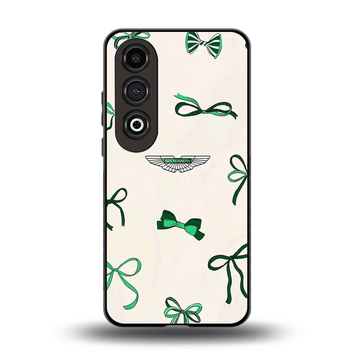 AM X Bows back phone cover | glass case for oneplus nord ce 4