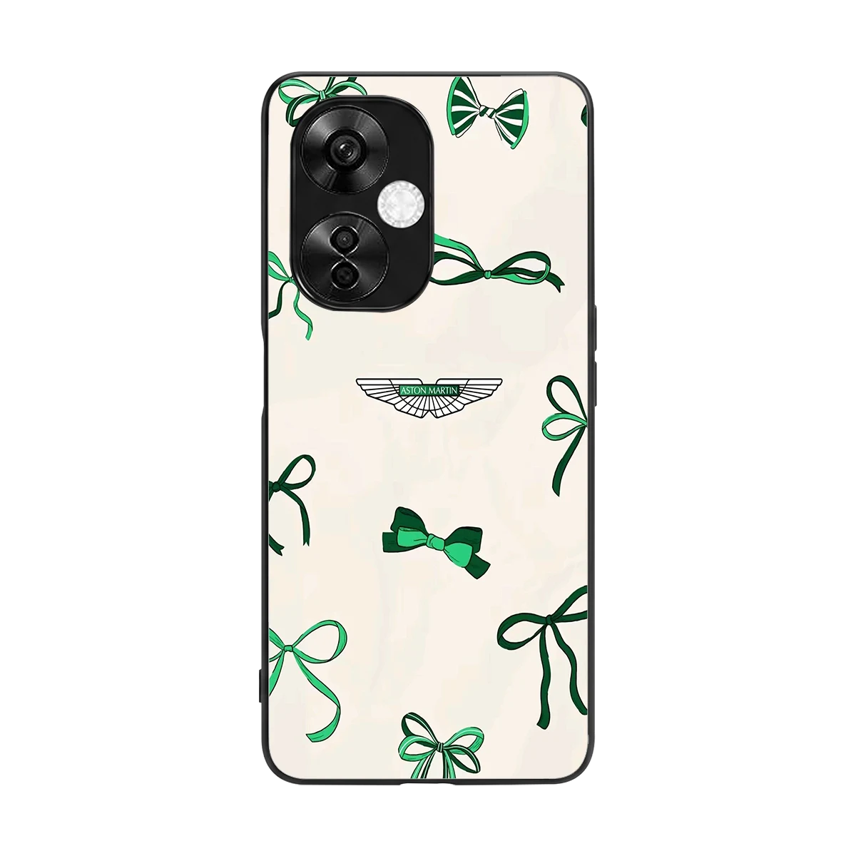 AM X Bows back phone cover | glass case for oneplus nord ce 3 lite