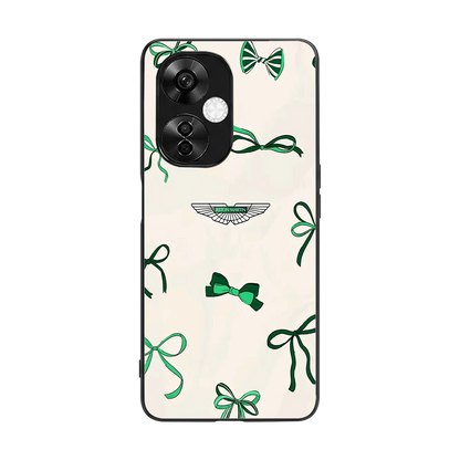 AM X Bows back phone cover | glass case for oneplus nord ce 3 lite