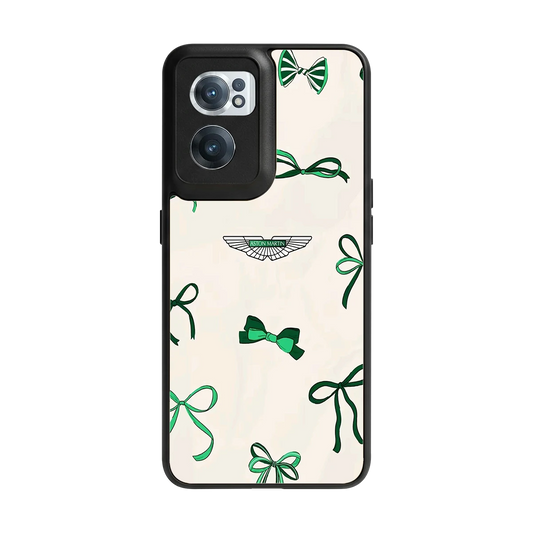 AM X Bows back phone cover | glass case for oneplus nord ce 2