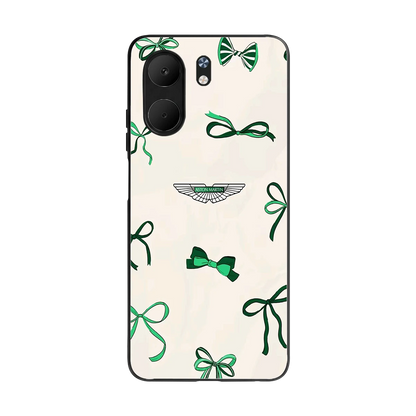AM X Bows back phone cover | glass case for oppo a5x 5g