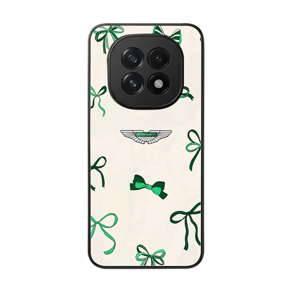 AM X Bows back phone cover | glass case for oppo f29 5g