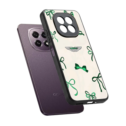 AM X Bows sleek oppo f29 5g cover with tempered glass back and TPU edges