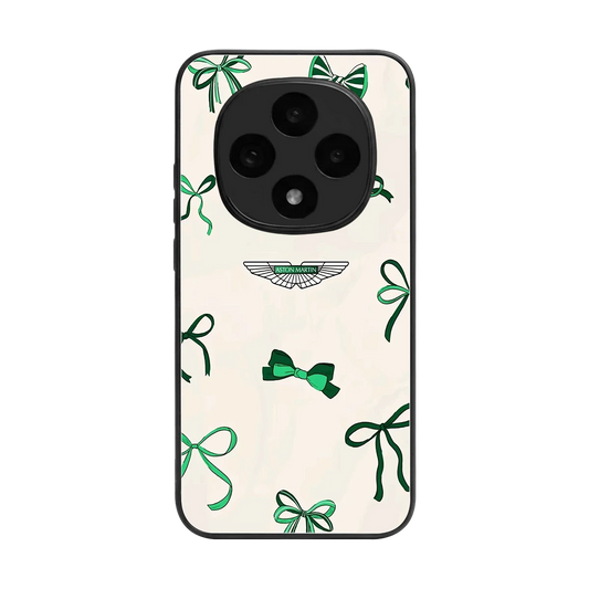 AM X Bows back phone cover | glass case for oppo f31 pro 5g