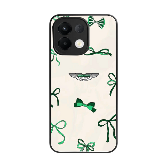 AM X Bows back phone cover | glass case for oppo k13 5g