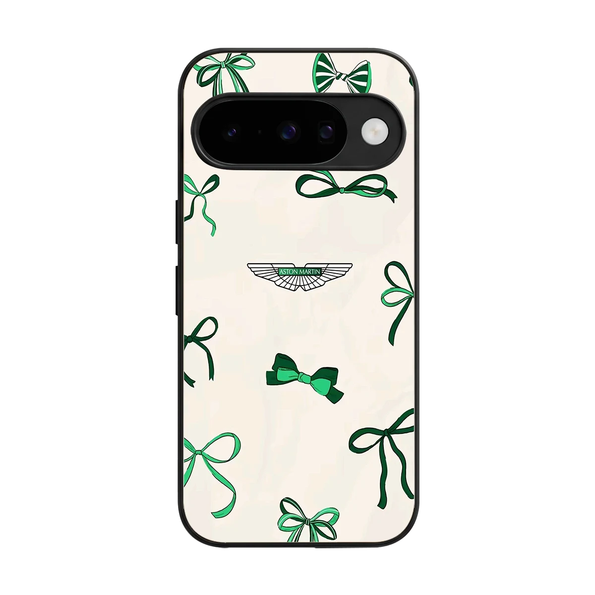 AM X Bows back phone cover | glass case for google pixel 10